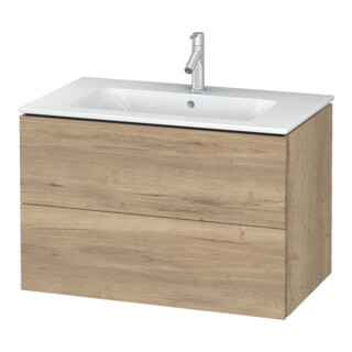 Duravit Waschtischunterschrank L-Cube 82x48,1cm, Ei marm., 2 Schub., wandhängend