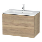Duravit Waschtischunterschrank L-Cube 82x48,1cm, Ei marm., 2 Schub., wandhängend