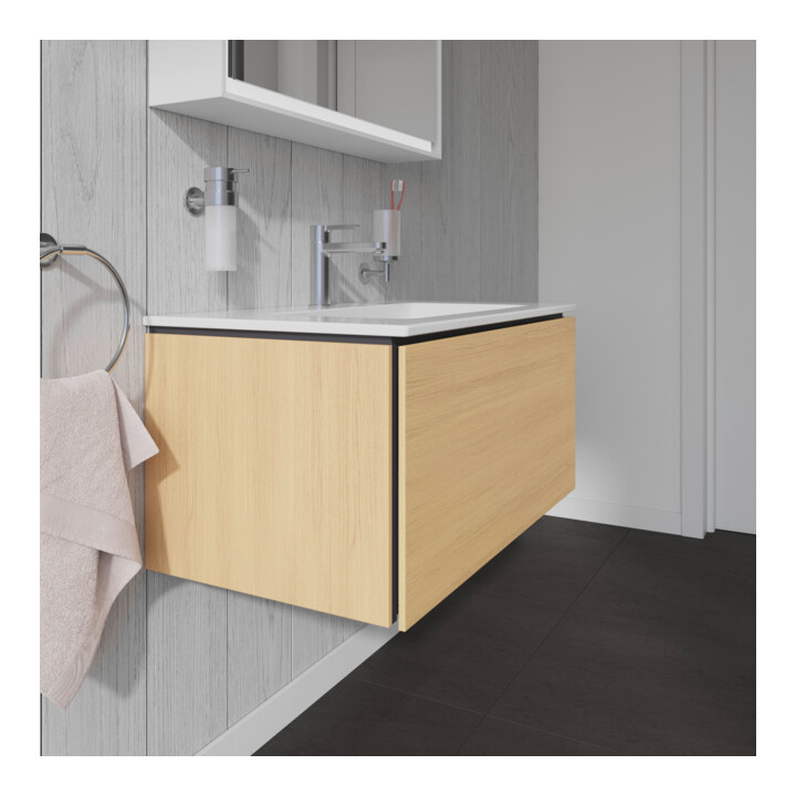 Duravit Waschtischunterschrank L-Cube 82x48,1cm, Ei Nat, 1 Auszug, wandhängend
