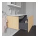 Duravit Waschtischunterschrank L-Cube 82x48,1cm, Ei Nat, 1 Auszug, wandhängend-4