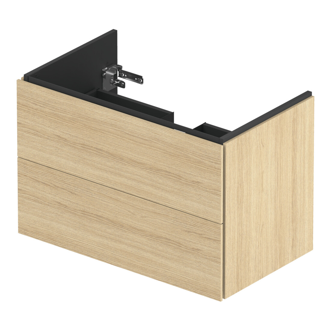 Duravit Waschtischunterschrank L-Cube 82x48,1cm, Ei Nat, 2 Schubk., wandhängend