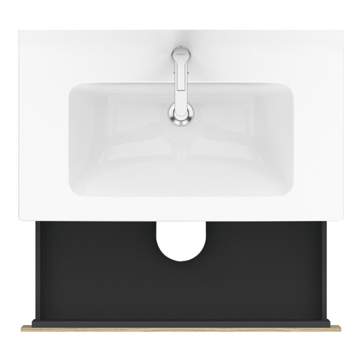 Duravit Waschtischunterschrank L-Cube 82x48,1cm, Ei Nat, 2 Schubk., wandhängend