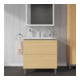 Duravit Waschtischunterschrank L-Cube 82x48,1cm, Ei natur, 2 Auszüge, stehend