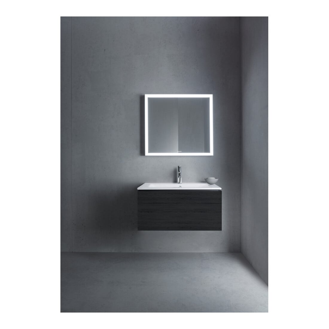 Duravit Waschtischunterschrank L-Cube 82x48,1cm, Ei sw, 1 Auszug, wandhängend