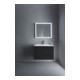 Duravit Waschtischunterschrank L-Cube 82x48,1cm, Ei sw, 2 Schubk., wandhängend