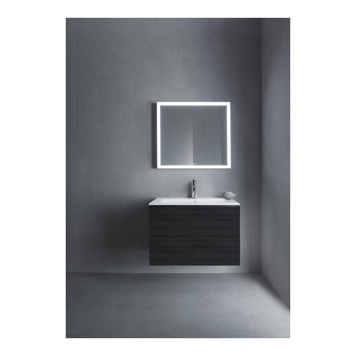 Duravit Waschtischunterschrank L-Cube 82x48,1cm, Ei sw, 2 Schubk., wandhängend