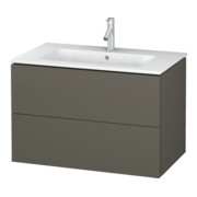Duravit Waschtischunterschrank L-Cube 82x48,1cm, f Gr s-matt, 2 Schub., wandhängend