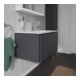 Duravit Waschtischunterschrank L-Cube 82x48,1cm, graph ma, 1 Ausz., wandhängend