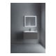 Duravit Waschtischunterschrank L-Cube 82x48,1cm, graph ma, 1 Ausz., wandhängend
