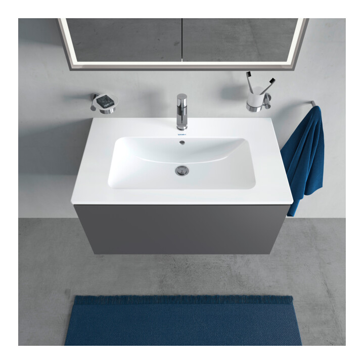 Duravit Waschtischunterschrank L-Cube 82x48,1cm, graph ma, 1 Ausz., wandhängend