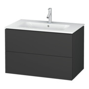 Duravit Waschtischunterschrank L-Cube 82x48,1cm, graph ma, 2 Schub., wandhängend