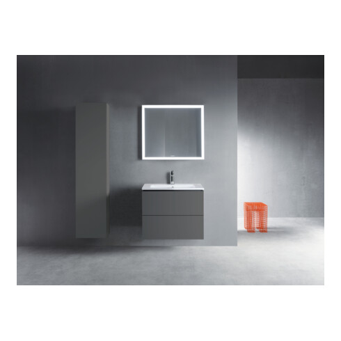 Duravit Waschtischunterschrank L-Cube 82x48,1cm, graph ma, 2 Schub., wandhängend