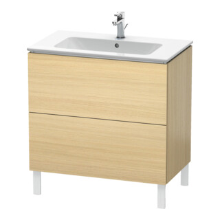 Duravit Waschtischunterschrank L-Cube 82x48,1cm, med. Ei, 2 Auszüge, stehend