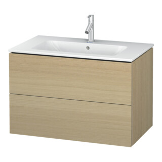 Duravit Waschtischunterschrank L-Cube 82x48,1cm, med. Ei, 2 Schub., wandhängend