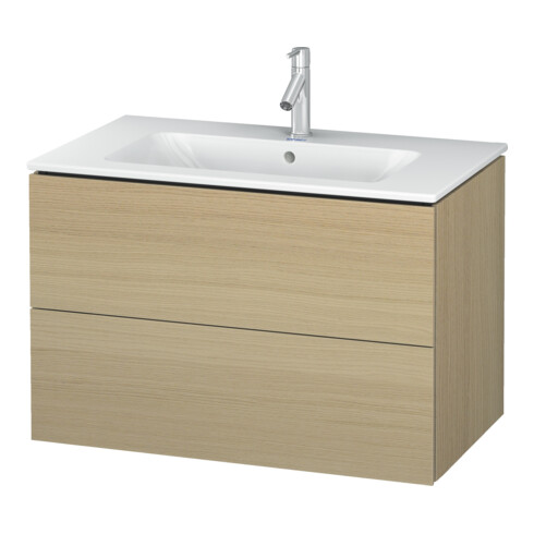 Duravit Waschtischunterschrank L-Cube 82x48,1cm, med. Ei, 2 Schub., wandhängend