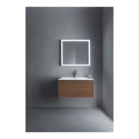 Duravit Waschtischunterschrank L-Cube 82x48,1cm, Nussb dkl., 1 Ausz., wandhängend
