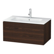 Duravit Waschtischunterschrank L-Cube 82x48,1cm, Nussb geb., 1 Ausz., wandhängend