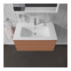 Duravit Waschtischunterschrank L-Cube 82x48,1cm, Nussb Nat, 1 Ausz., wandhängend