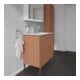 Duravit Waschtischunterschrank L-Cube 82x48,1cm, Nussb Nat, 2 Auszüge, stehend-4