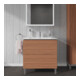 Duravit Waschtischunterschrank L-Cube 82x48,1cm, Nussb Nat, 2 Auszüge, stehend