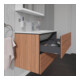 Duravit Waschtischunterschrank L-Cube 82x48,1cm, Nussb Nat, 2 Schub., wandhängend-5
