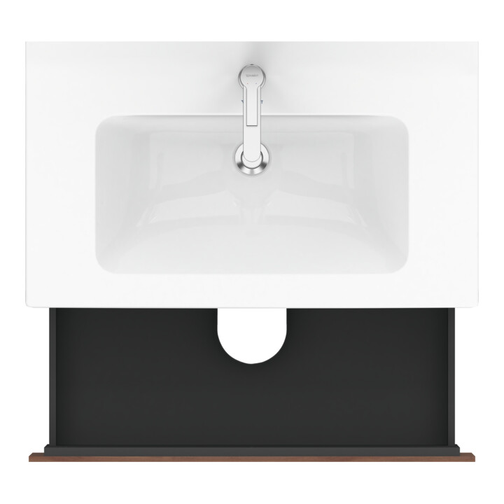 Duravit Waschtischunterschrank L-Cube 82x48,1cm, Nussb Nat, 2 Schub., wandhängend