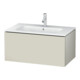 Duravit Waschtischunterschrank L-Cube 82x48,1cm, Tau ma, 1 Auszug, wandhängend-1