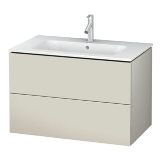Duravit Waschtischunterschrank L-Cube 82x48,1cm, Tau matt, 2 Schub., wandhängend