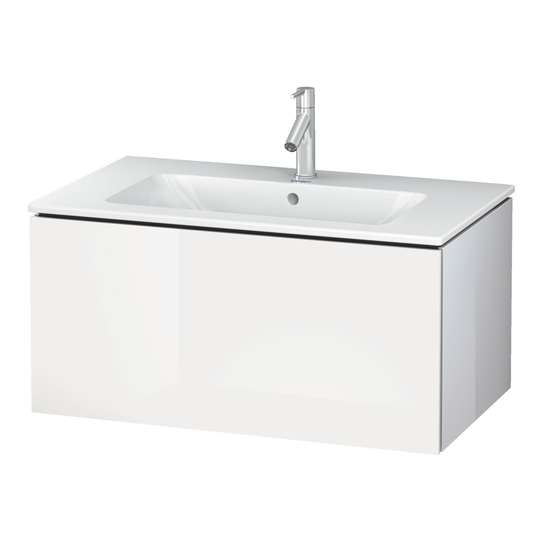 Duravit Waschtischunterschrank L-Cube 82x48,1cm, we. hgl, 1 Ausz., wandhängend