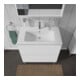 Duravit Waschtischunterschrank L-Cube 82x48,1cm, we. hgl, 2 Auszüge, stehend