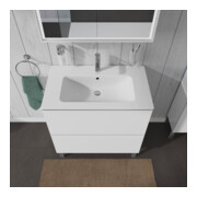 Duravit Waschtischunterschrank L-Cube 82x48,1cm, we. hgl, 2 Auszüge, stehend-5