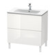 Duravit Waschtischunterschrank L-Cube 82x48,1cm, we. hgl, 2 Auszüge, stehend-1