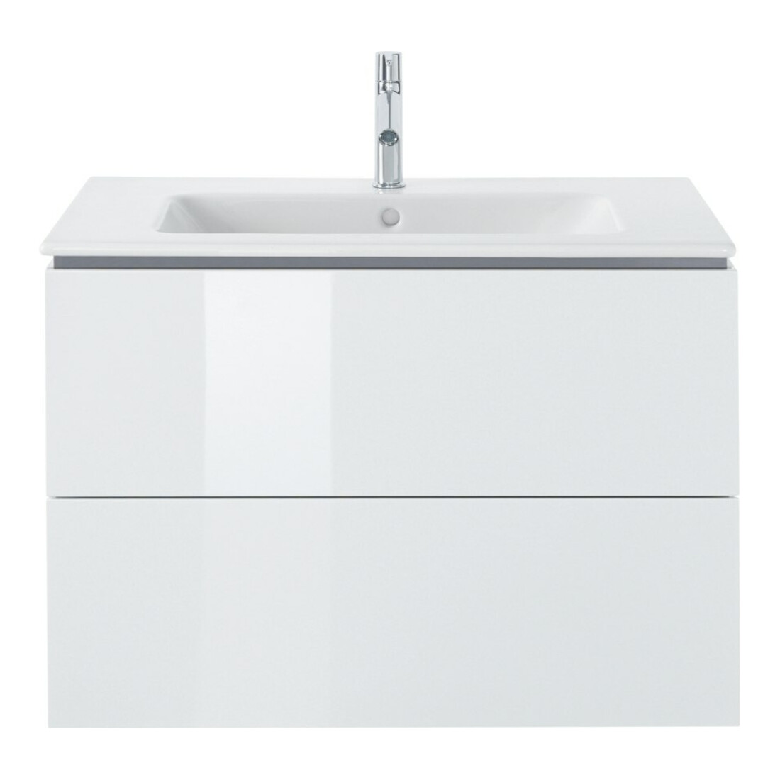 Duravit Waschtischunterschrank L-Cube 82x48,1cm, we. hgl, 2 Schub., wandhängend