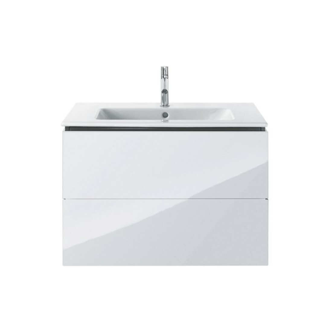 Duravit Waschtischunterschrank L-Cube 82x48,1cm, we. hgl, 2 Schub., wandhängend