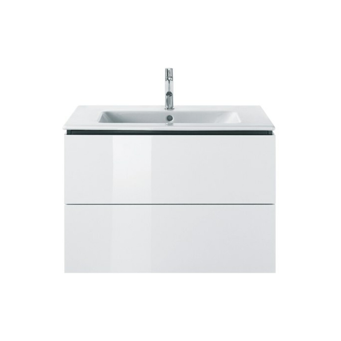 Duravit Waschtischunterschrank L-Cube 82x48,1cm, we. hgl, 2 Schub., wandhängend