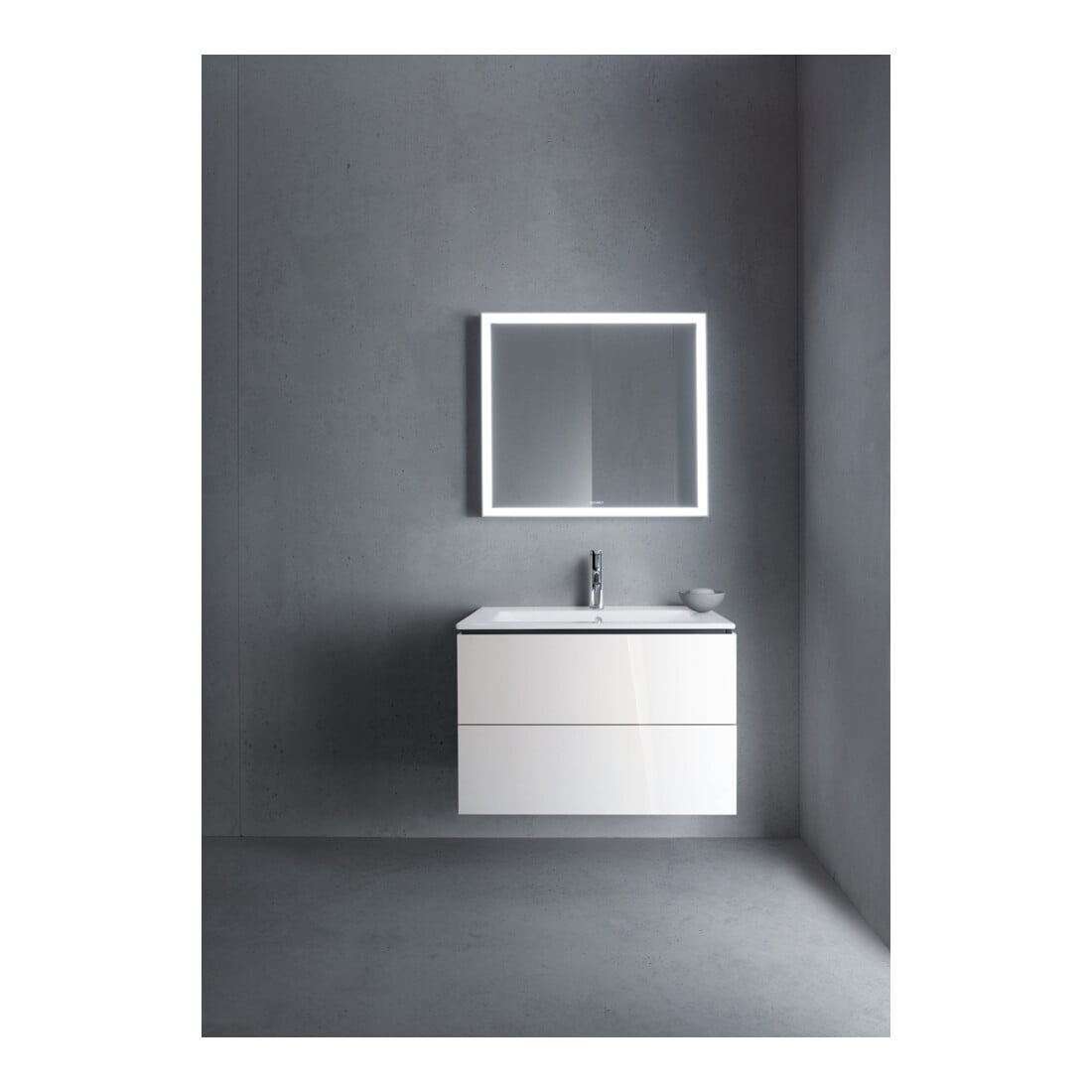 Duravit Waschtischunterschrank L-Cube 82x48,1cm, we. hgl, 2 Schub., wandhängend