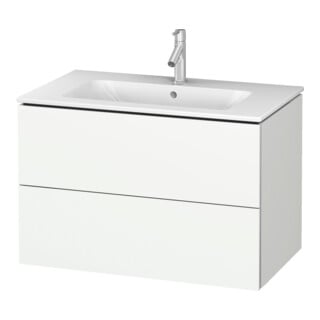 Duravit Waschtischunterschrank L-Cube 82x48,1cm, we. ma, 2 Schub., wandhängend