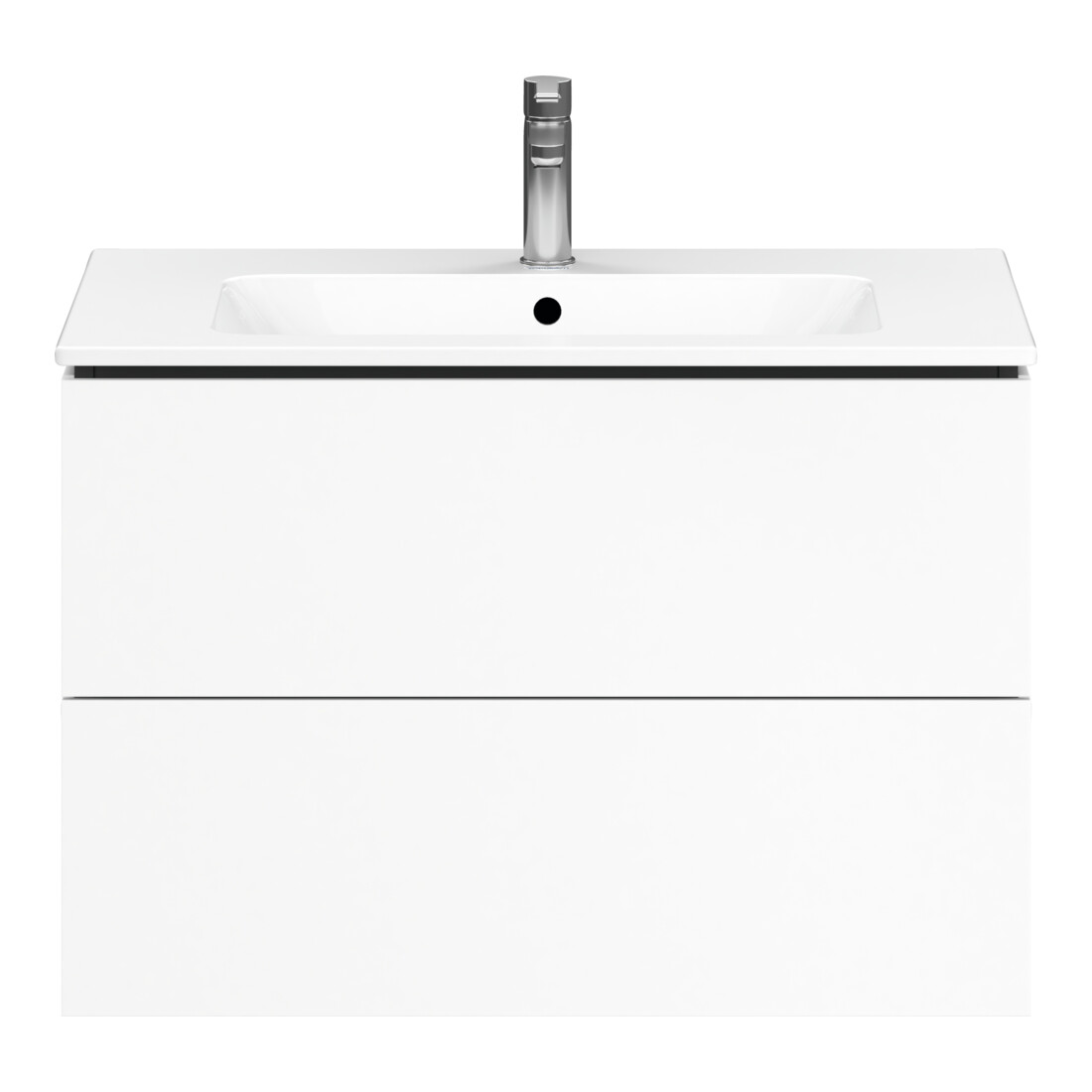 Duravit Waschtischunterschrank L-Cube 82x48,1cm, we. ma, 2 Schub., wandhängend