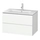 Duravit Waschtischunterschrank L-Cube 82x48,1cm, we. matt, 2 Schub., wandhängend-1