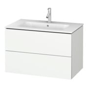 Duravit Waschtischunterschrank L-Cube 82x48,1cm, we. matt, 2 Schub., wandhängend