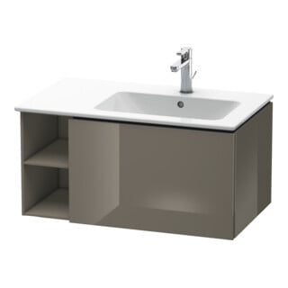 Duravit Waschtischunterschrank L-Cube 82x48,1x40cm, 1 A, B re, flan. Gr hgl
