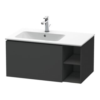 Duravit Waschtischunterschrank L-Cube 82x48,1x40cm, 1 A, Beck. li, graph ma