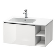 Duravit Waschtischunterschrank L-Cube 82x48,1x40cm, 1 A, Beck. li, graph ma-3