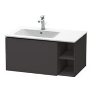 Duravit Waschtischunterschrank L-Cube 82x48,1x40cm, 1 A, Beck. li, graph matt