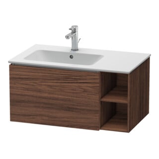 Duravit Waschtischunterschrank L-Cube 82x48,1x40cm, 1 A, Beck. li, Nussb dkl.