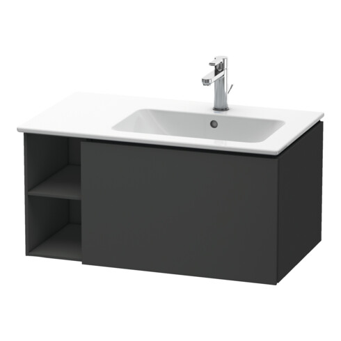 Duravit Waschtischunterschrank L-Cube 82x48,1x40cm, 1 A, Beck. re, graph ma