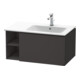 Duravit Waschtischunterschrank L-Cube 82x48,1x40cm, 1 A, Beck. re, graph matt-1