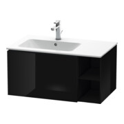 Duravit Waschtischunterschrank L-Cube 82x48,1x40cm, 1 Ausz., Beck. li, sw hgl-1
