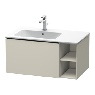 Duravit Waschtischunterschrank L-Cube 82x48,1x40cm, 1 Ausz., Beck. li, Tau ma