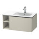 Duravit Waschtischunterschrank L-Cube 82x48,1x40cm, 1 Ausz., Beck. re, Tau ma-1